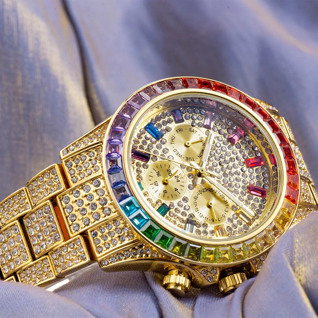 Rainbow Diamond Watch