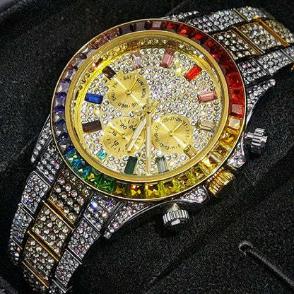 Rainbow Diamond Watch